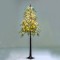 ^SNOWY GREEN PINE TREE 56 WW LED ADAPT:24V IP44 H:120cm BASE:17x17cm 5m LEAD CABLE^ X10561446