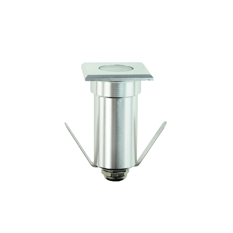 ^LED SQUARE INGROUND SPOT LUMINAIRE 1W 90LM 4000K 30° 230V AC IP65 RA80 30.000hrs LG20240