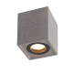 ^CEILING LIGHTING 1XGU10 BLACK CEMENT 8,5X8,5XH10CM MONTE MK131S10B