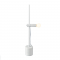 ^ PHASING OUT TABLE LUMINAIRE 1XE14 WHITE MARBLE + METAL D9XH58CM HERA OD581T58W