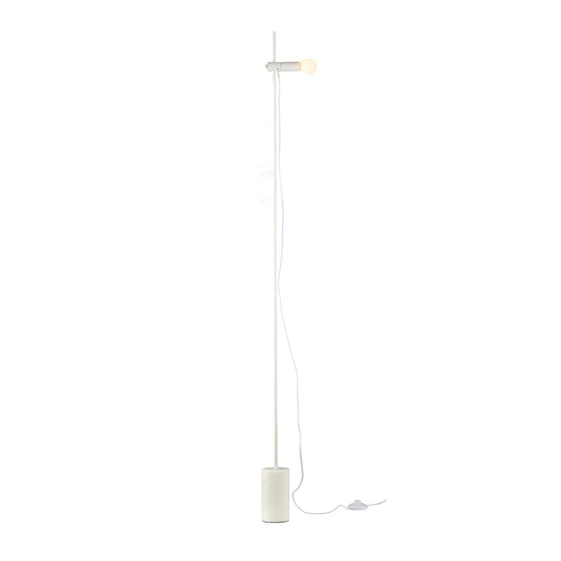 ^ PHASING OUT TABLE LUMINAIRE 1XE14 WHITE MARBLE + METAL D9XH160CM HERA OD581F160W