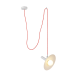 ^ PHASING OUT PENDANT LUMINAIRE 1XE14 WHITE METAL D25XH220CM WAKANDA OD691P25WH