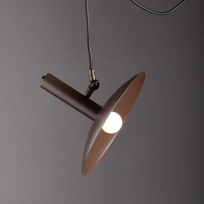 ^ PHASING OUT PENDANT LUMINAIRE 1XE14 BROWN METAL D25XH220CM WAKANDA OD691P25BN
