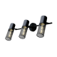 ^ PHASING OUT WALL MOUNTED LUMINAIRE 3XE27 BLACK METAL 58Χ16Χ20CM ALCATRAZ OD603S58BK