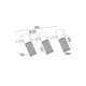 ^ PHASING OUT WALL MOUNTED LUMINAIRE 3XE27 BLACK METAL 58Χ16Χ20CM ALCATRAZ OD603S58BK