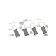 ^ PHASING OUT WALL MOUNTED LUMINAIRE 4XE27 BLACK METAL 84Χ16Χ20CM ALCATRAZ OD604S84BK
