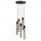 ^ PHASING OUT PENDANT LUMINAIRE 5XE27 BLACK METAL D35XH120CM ALCATRAZ OD605P35BK