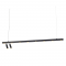 ^ PHASING OUT PENDANT LIGHTING LED 30W COB BLACK ALUMINUM 3000K 2700LM 120X4ΧH139CM MAGNETO JNCP30LED120BK