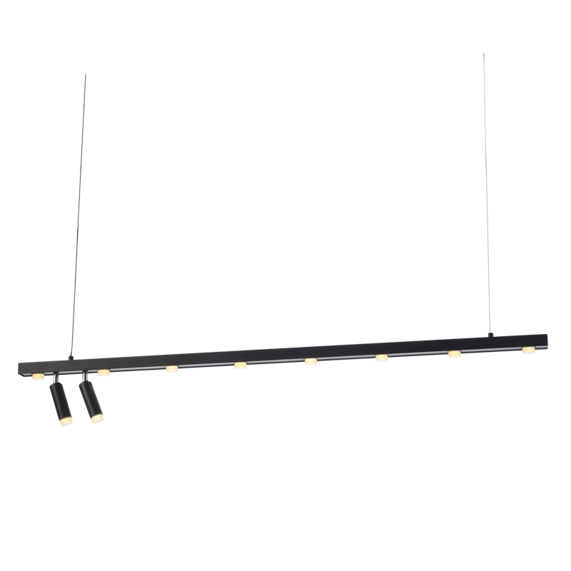 ^ PHASING OUT PENDANT LIGHTING LED 30W COB BLACK ALUMINUM 3000K 2700LM 120X4ΧH139CM MAGNETO JNCP30LED120BK