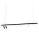 ^ PHASING OUT PENDANT LIGHTING LED 30W COB BLACK ALUMINUM 3000K 2700LM 120X4ΧH139CM MAGNETO JNCP30LED120BK