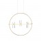 ^ PHASING OUT PENDANT LIGHTING LED2835 12W GOLD ALUMINUM 3000K 1080LM D53XH173CM IONIAN JNEP12LED53GD