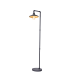 ^ PHASING OUT FLOOR LIGHTING 1ΧE27 BLACK+GOLD METALLIC 35Χ25ΧH156CM PIPE AR4171F156BG
