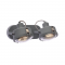^ PHASING OUT WALL MOUNTED LIGHTING 2ΧGU10 GREY METALLIC 31X12X19CM MORFEAS AR1722W31G