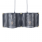 ^ PHASING OUT PENDANT LIGHTING 2ΧΕ27 BLACK METALLIC 57Χ20ΧH120CM MORDOR HM842P57BK
