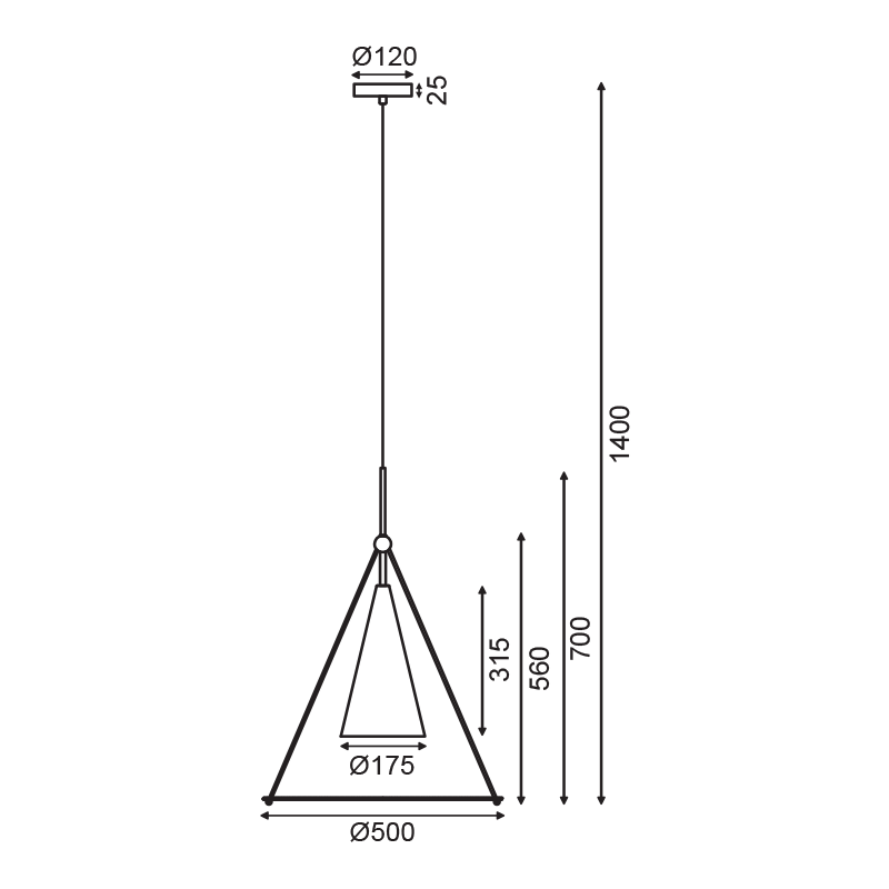 ^ PHASING OUT PENDANT LIGHTING 1XE27 WHITE+BLACK METALLIC+ GLASS D50XH140CM TEMPLE HM281P50WB