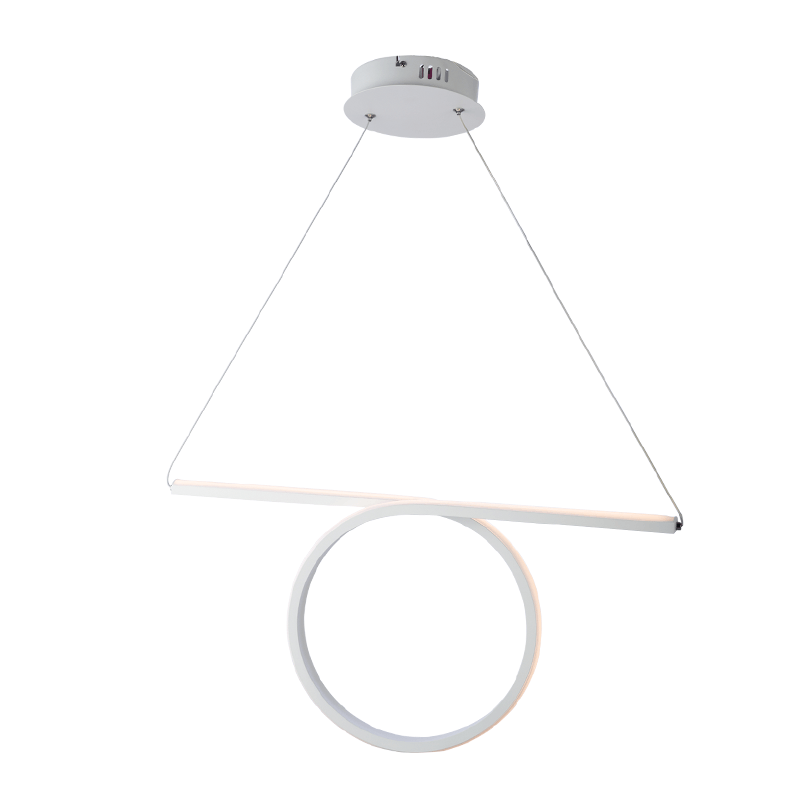 ^ PHASING OUT PENDANT LIGHTING LED 32W 3000K 1920LM WHITE ALUMINUM 64Χ17ΧΗ120CM ZERO HM98LEDP64WH