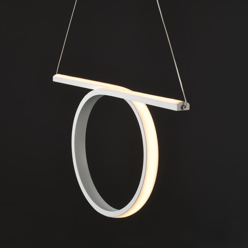 ^ PHASING OUT PENDANT LIGHTING LED 32W 3000K 1920LM WHITE ALUMINUM 64Χ17ΧΗ120CM ZERO HM98LEDP64WH