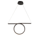 ^ PHASING OUT PENDANT LIGHTING LED 43W 3000K 2580LM BLACK ALUMINUM 88Χ17ΧΗ120CM ZERO HM98LEDP88BK