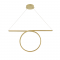 ^ PHASING OUT PENDANT LIGHTING LED 43W 3000K 2580LM BRASS ALUMINUM 88Χ17ΧΗ120CM ZERO HM98LEDP88BR