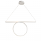 ^ PHASING OUT PENDANT LIGHTING LED 43W 3000K 2580LM WHITE ALUMINUM 88Χ17ΧΗ120CM ZERO HM98LEDP88WH
