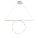 ^ PHASING OUT PENDANT LIGHTING LED 43W 3000K 2580LM WHITE ALUMINUM 88Χ17ΧΗ120CM ZERO HM98LEDP88WH