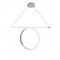 ^ PHASING OUT PENDANT LIGHTING LED 43W 3000K 2580LM CHROME ALUMINUM 88Χ17ΧΗ120CM ZERO HM98LEDP88CH