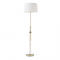 PHASING OUT FLOOR LUMINAIRE 1XE27 BRASS + WHITE SHADE, COLOR:antique brass Φ43×Η152CM MALLORCA ML306421FB