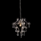 PHASING OUT HANGING METALL WITH CRISTALS 1XE27 ZIZI KS1352P1WG