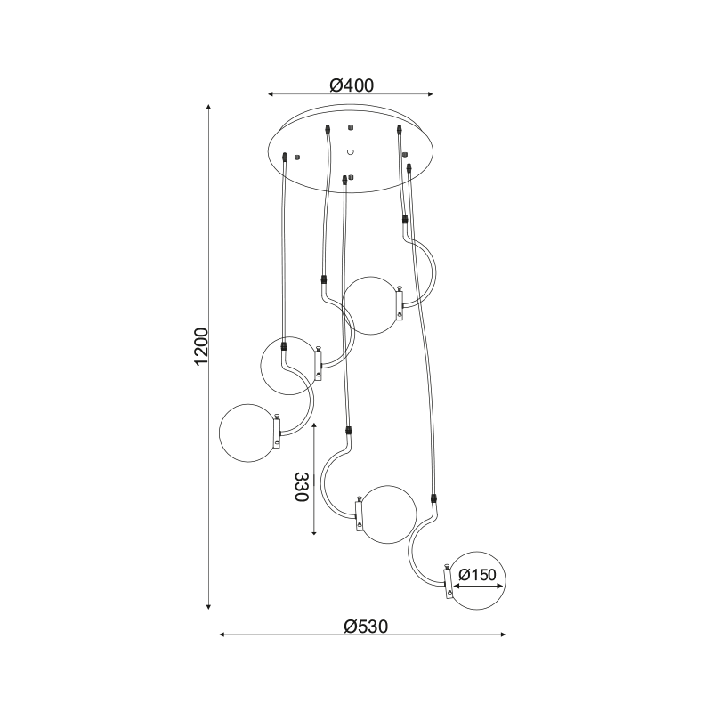 ^ PHASING OUT PENDANT L/F 5ΧΕ27 GLASS+METAL +MDF Φ50ΧΗ120CM PUEBLOS OD905905P ^ PHASING OUT PENDANT L/F 5ΧΕ27 GLASS+METAL +MDF Φ50ΧΗ120CM PUEBLOS OD905905P