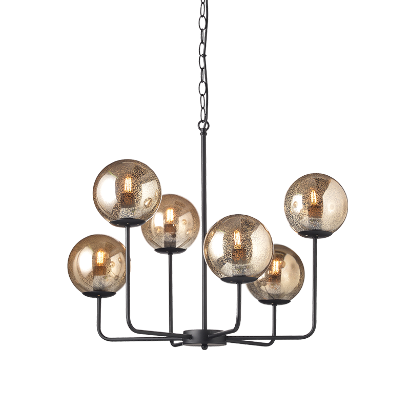 ^ PHASING OUT PENDANT 6ΧΕ14 AMBER GLASS+METAL BLACK Φ65ΧΗ120CM DELOS OD905806PAM ^ PHASING OUT PENDANT 6ΧΕ14 AMBER GLASS+METAL BLACK Φ65ΧΗ120CM DELOS OD905806PAM
