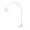 PHASING OUT FLOOR LUMINAIRE WHITE MARBLE BASE WHITE GLASS 1XE27 MATILDA MF70261W
