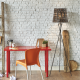 PHASING OUT FLOOR LUMINAIRE 1XE27 METALLIC BROWN+ CANE COLOR:MATT grey shade/GREY METAL Φ38ΧΗ152CM AGATHA ML307211FB