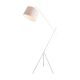 PHASING OUT FLOOR LAMP WHITE FABRIC SHADE 1XE27 ANDALUSIA MF14429WH