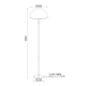 ^ PHASING OUT FLOOR 2XE27 COLOR MARBLE+ GOLD BODY MANHATTAN DCR171181F
