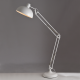PHASING OUT FLOOR LUMINAIRE 1XE27 METALLIC WHITE COLOR: white 38Χ130ΧΗ207CM FREDDIE ML308021WH