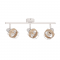 ^ PHASING OUT WALL MOUNTED LUMINAIRE 3ΧΕ14 RATTAN + WHITE METALLIC 9Χ47Χ16CM ZORBAS GN19S3WH