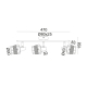 ^ PHASING OUT WALL MOUNTED LUMINAIRE 3ΧΕ14 RATTAN + WHITE METALLIC 9Χ47Χ16CM ZORBAS GN19S3WH