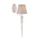 ^ PHASING OUT WALL LUMINAIR 1ΧΕ14 METAL WHITE-GOLD+SHADE+GLASS+COLD CHAIN 25Χ15Χ52 PALERMO EG170301WWFG