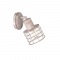 ^ PHASING OUT WALL MOUNTED LUMINAIRE 1ΧΕ27 METALLIC WHITE RUST 11,2Χ10Χ18,3CM DUBLIN GN731CAW