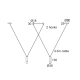 ^ PHASING OUT PENDANT LIGHTING 2ΧG9 BLACK ALUMINUM2x D3,6XH13CM CABLE 4,3M 2HOOKS TERES YL22P2BK