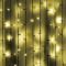 ^240 LED RUBBER CURTAIN LIGHT, WW, CONNECT. (MAX 8), STEADY,IP44, 200x100cm, 1,5M LEAD CABLE X08240131