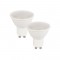 LED GU10 230V 7W SMD 4.000K 100° 510Lm Ra80 DUO PACK 7WGU10SNWP