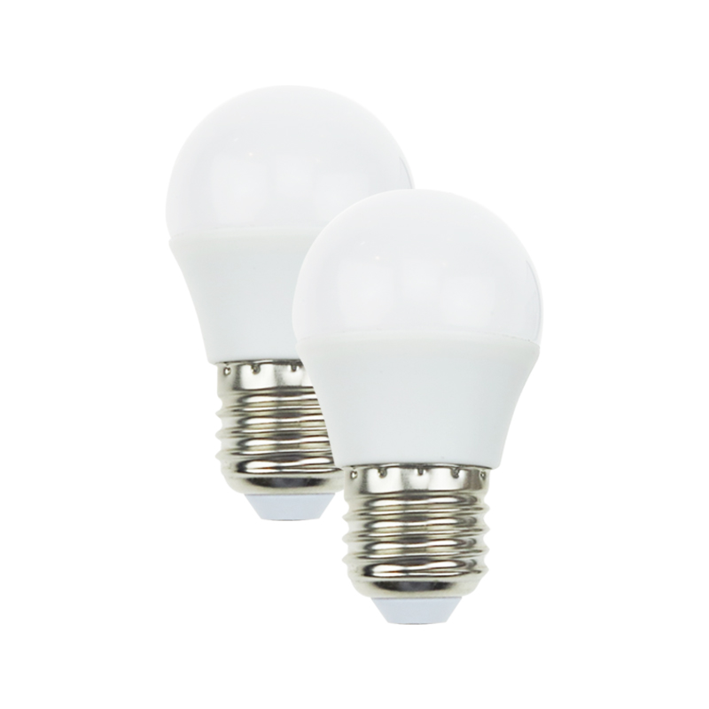 LED BALL E27 230V 7W 4000K 220° 540Lm Ra80 DUO PACK G45727NWP