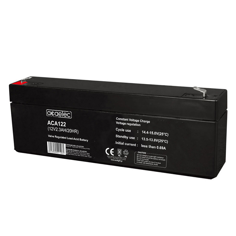 BATTERY AGM VRLA 12V 2.3AH/20HR (F1 terminal) ACA122