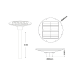 LED SOLAR URBAN LUMINAIRE 20W 4000K 2100LM RA80 IP65 30.000HRS TOUR2040