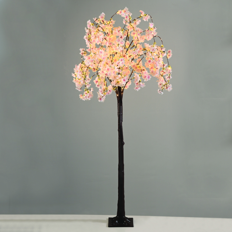 ^CHERRY BLOSSOM TREE 400 WW LED ADAPΤ:4,5V IP44 H:180cm BASE:21x21cm 5m LEAD CABLE^ X104001448