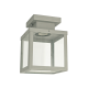 ^SAND GREY CEILING LUMINAIRE CELIA 1XE27 IP44 WITH CLEAR GLASS CELIA1CG