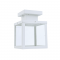 ^SAND WHITE CEILING LUMINAIRE CELIA 1XE27 IP44 WITH CLEAR GLASS CELIA1CWH