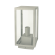 ^SAND GREY FLOOR LUMINAIRE CELIA 1XE27 IP44 WITH CLEAR GLASS CELIA1FG