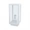 ^SAND WHITE FLOOR LUMINAIRE CELIA 1XE27 IP44 WITH CLEAR GLASS CELIA1FWH